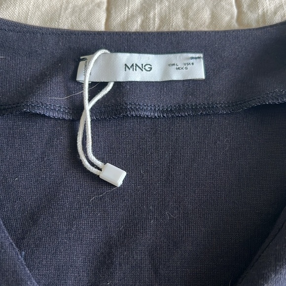 Mango Navy Sleeveless Dress - Picture 2 of 8